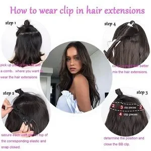 Accessories | 2 Inch 4 Pieces 11 Inch Thick Hairpieces  display picture 3